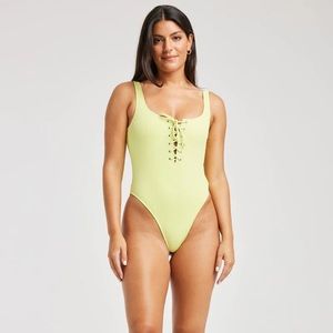 Year of Ours Football One-Piece Swimsuit